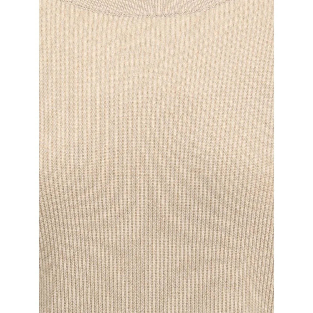 Brunello Cucinelli Beige Cashmere Cashmere Sweater