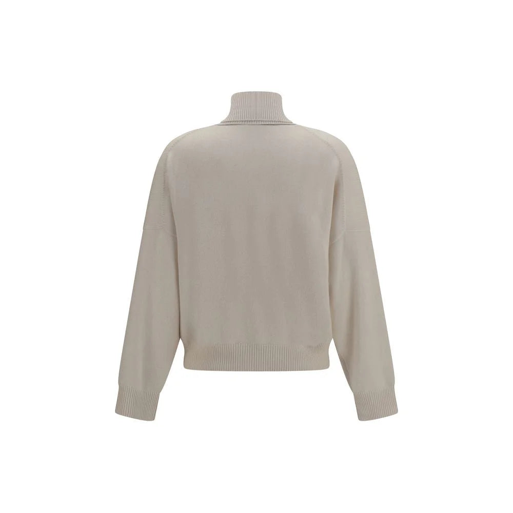 Brunello Cucinelli Beige Cashmere Sweater