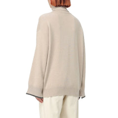 Brunello Cucinelli Beige Cashmere Cashmere Sweater - M