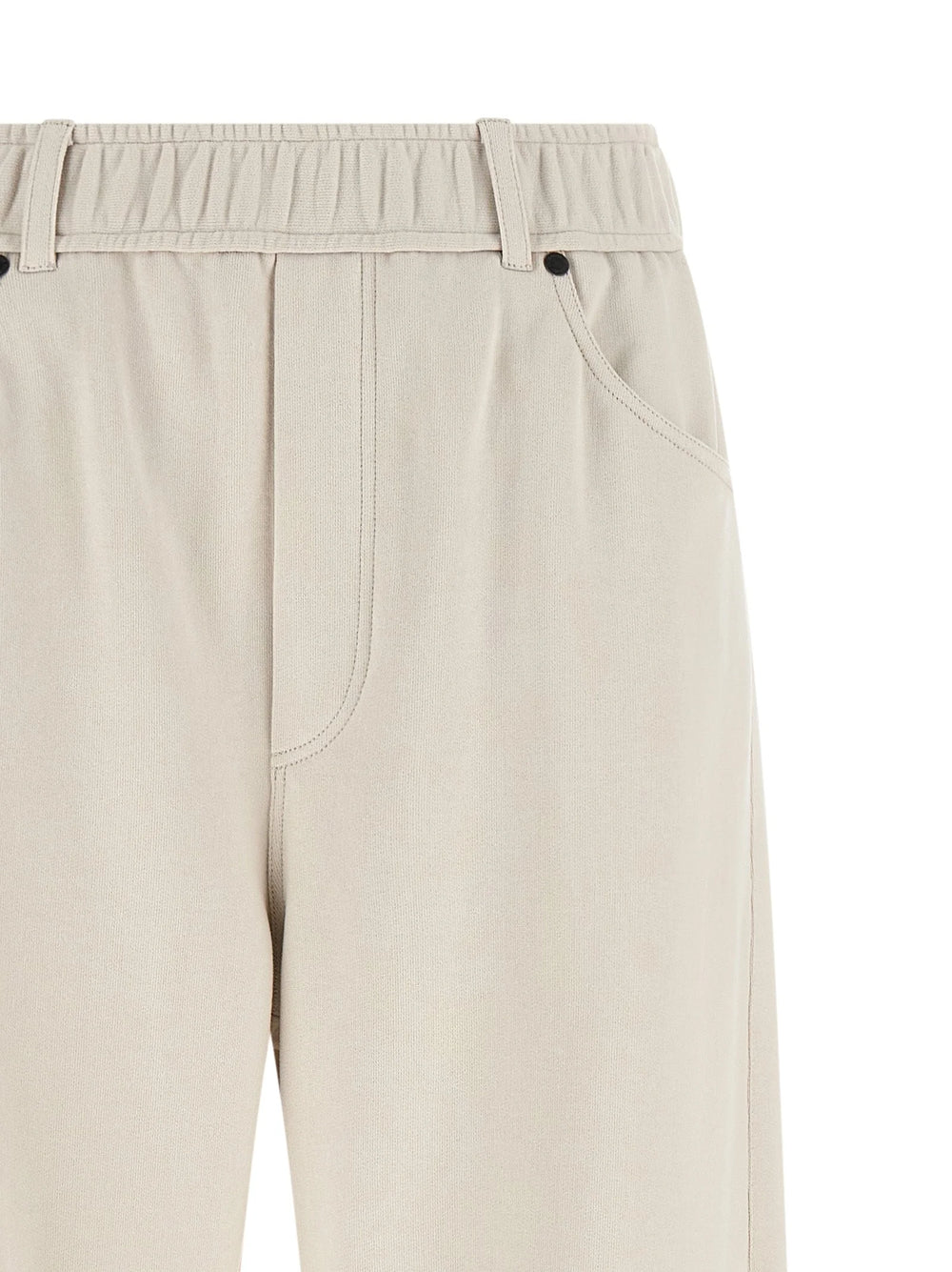 Brunello Cucinelli Beige Cotton Athletic Pants