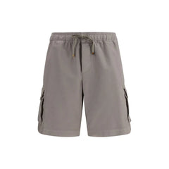 Brunello Cucinelli Beige Cotton Bermuda Shorts
