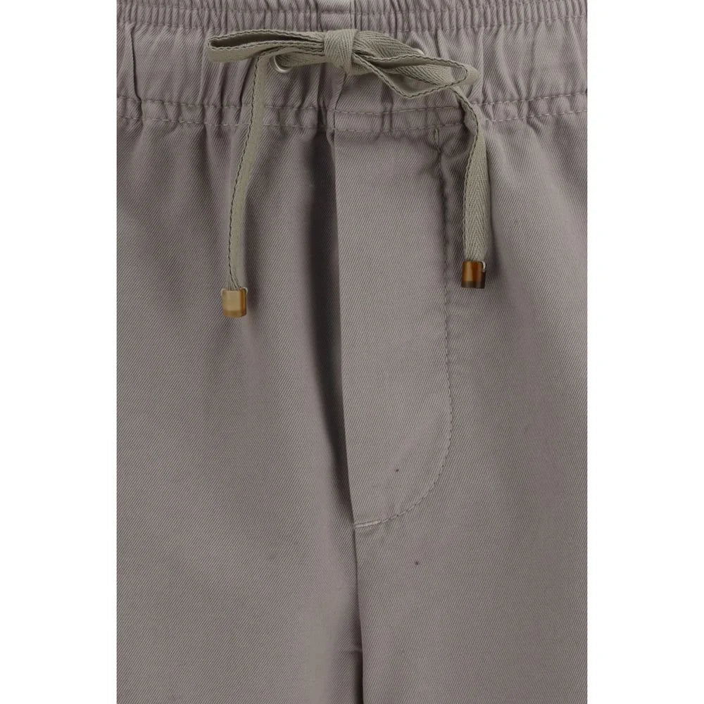 Brunello Cucinelli Beige Cotton Bermuda Shorts