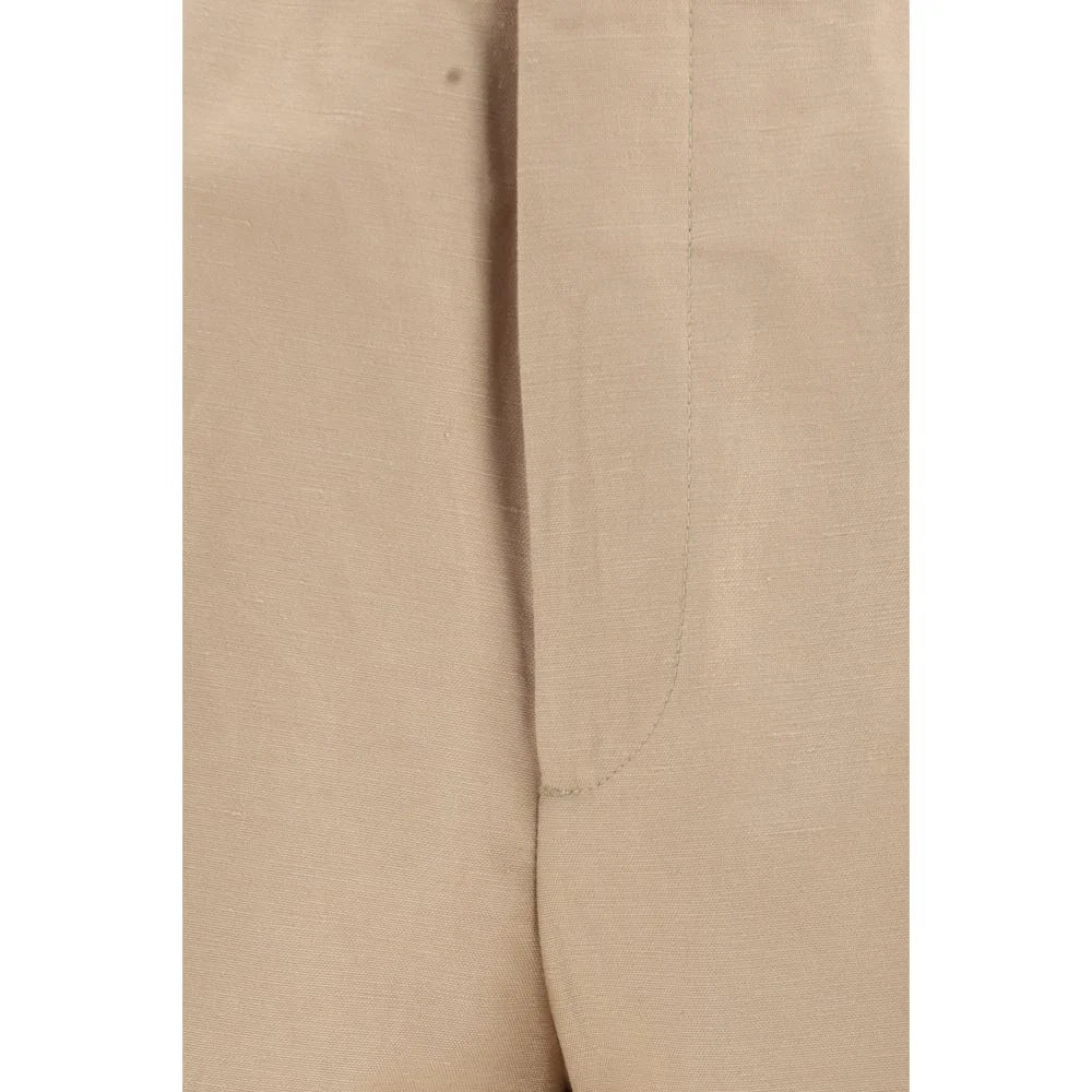 Brunello Cucinelli Beige Cotton Bermuda Shorts