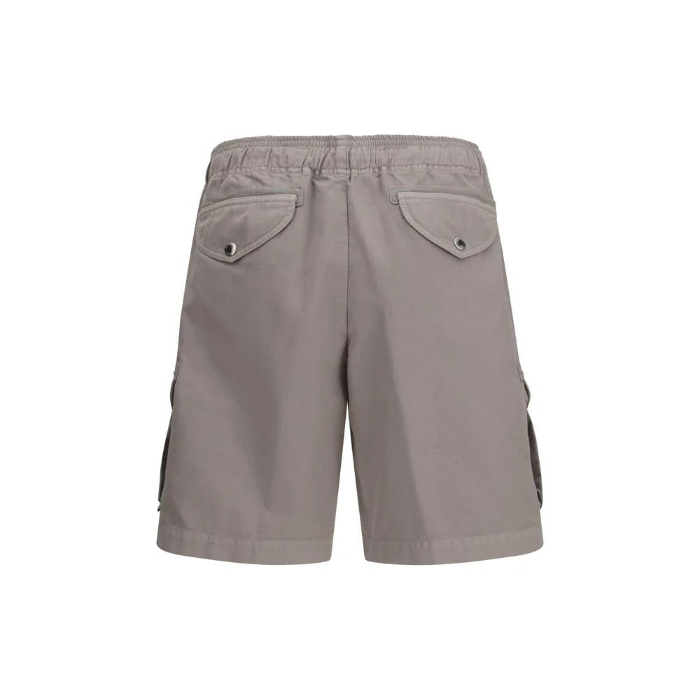 Brunello Cucinelli Beige Cotton Bermuda Shorts