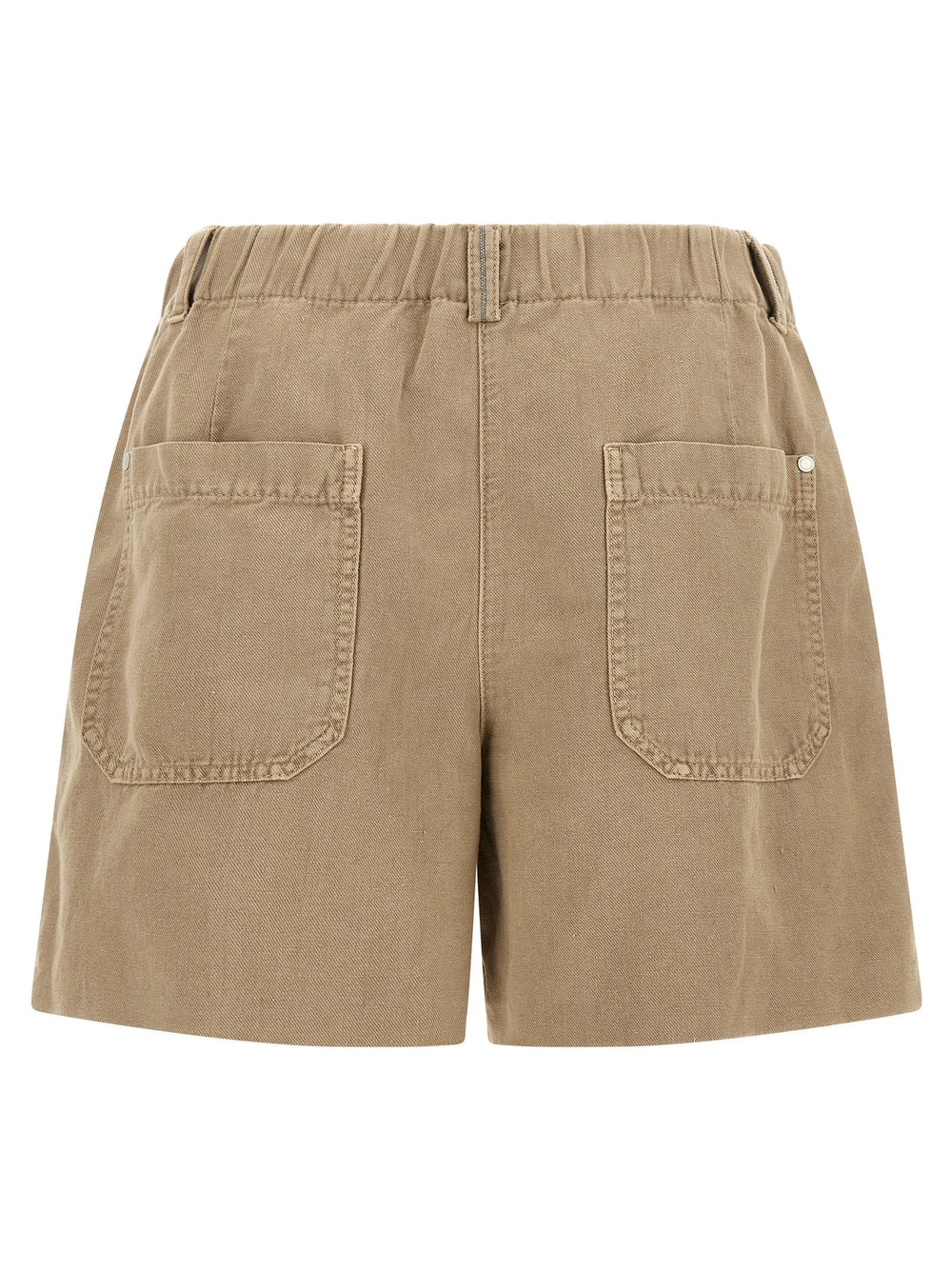 Brunello Cucinelli Beige Cotton Bermuda Shorts - IT42
