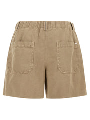 Brunello Cucinelli Beige Cotton Bermuda Shorts - IT42