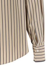Brunello Cucinelli Beige Cotton Blouse