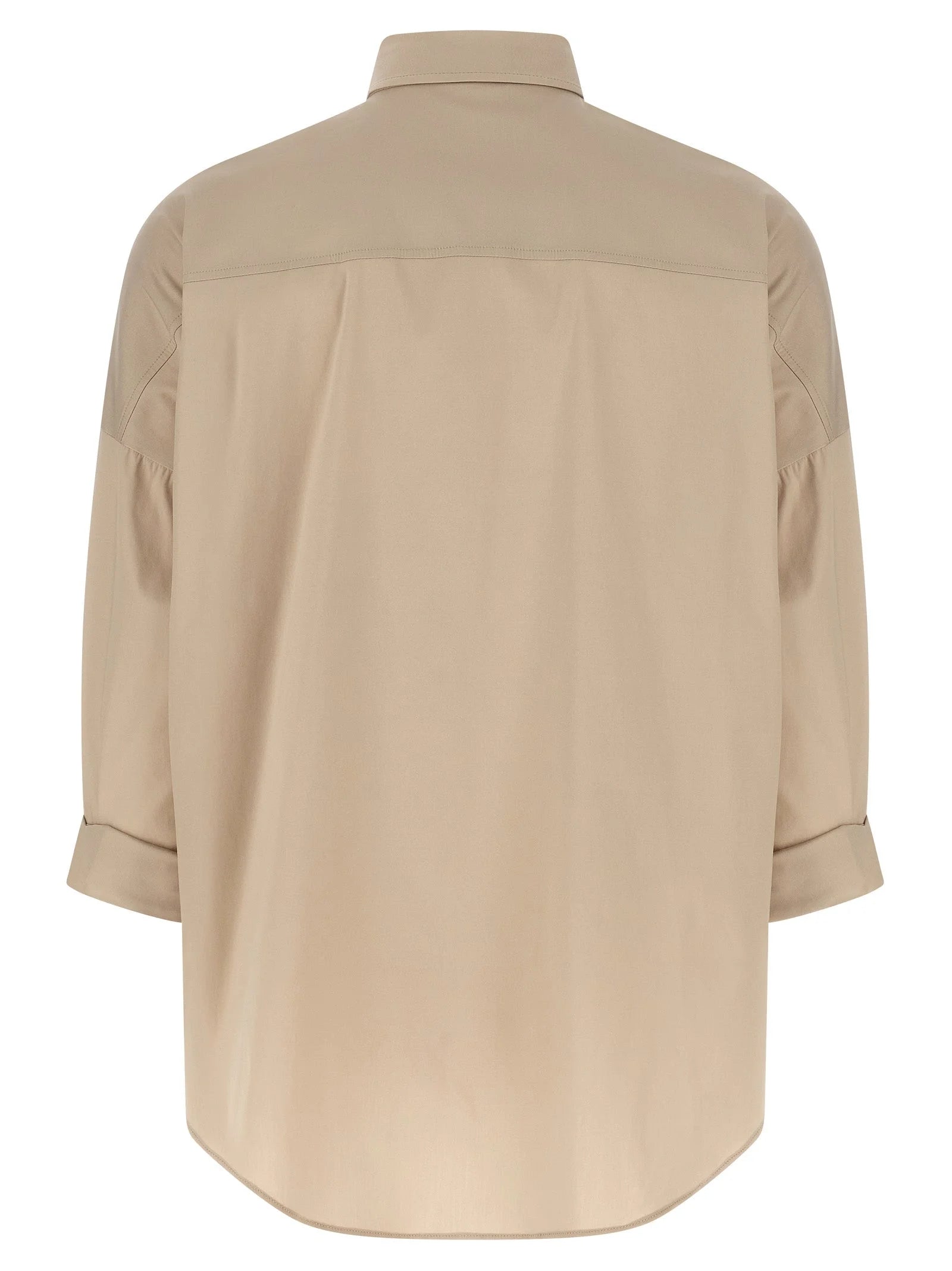 Brunello Cucinelli Beige Cotton Blouse - XS
