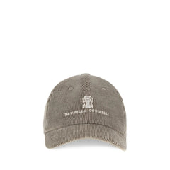 Brunello Cucinelli Beige Cotton Cap (Baseball Hat)