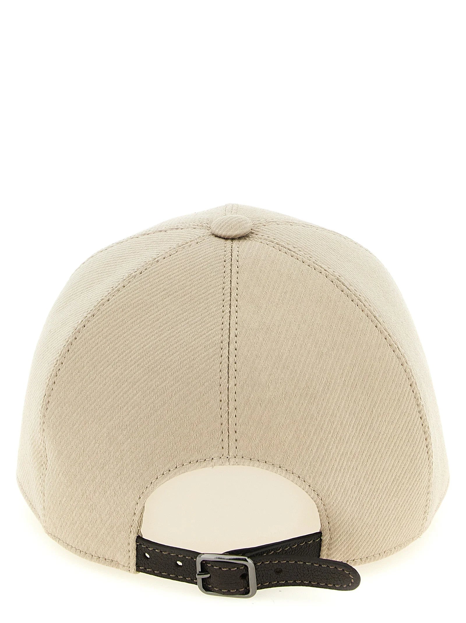Brunello Cucinelli Beige Cotton Cap (Baseball Hat) - L