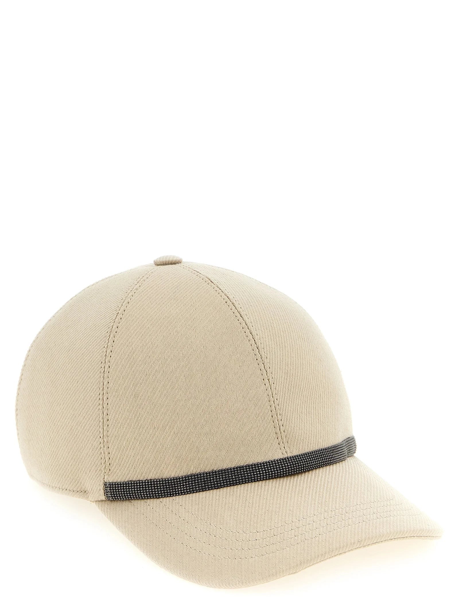 Brunello Cucinelli Beige Cotton Cap (Baseball Hat) - L