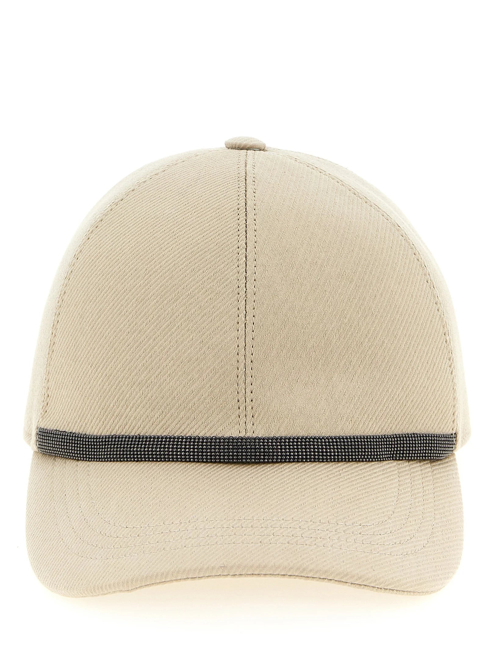 Brunello Cucinelli Beige Cotton Cap (Baseball Hat) - L