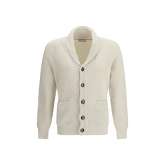 Brunello Cucinelli Beige Cotton Cardigan