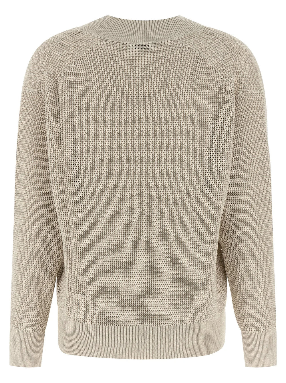 Brunello Cucinelli Beige Cotton Cardigan