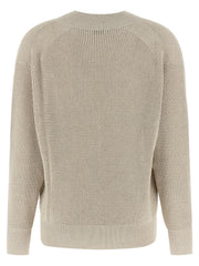 Brunello Cucinelli Beige Cotton Cardigan