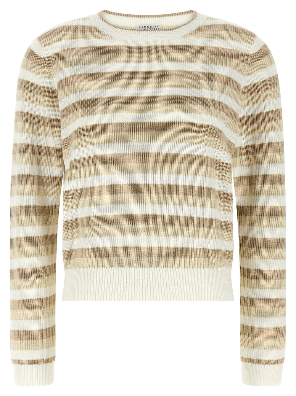 Brunello Cucinelli Beige Cotton Cardigan