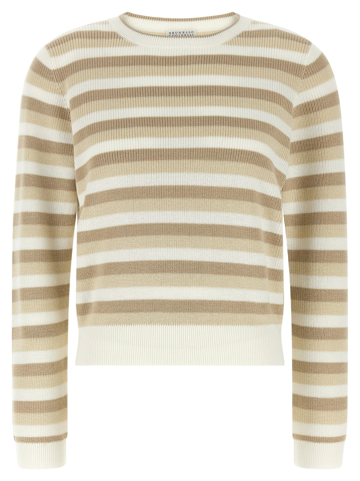 Brunello Cucinelli Beige Cotton Cardigan