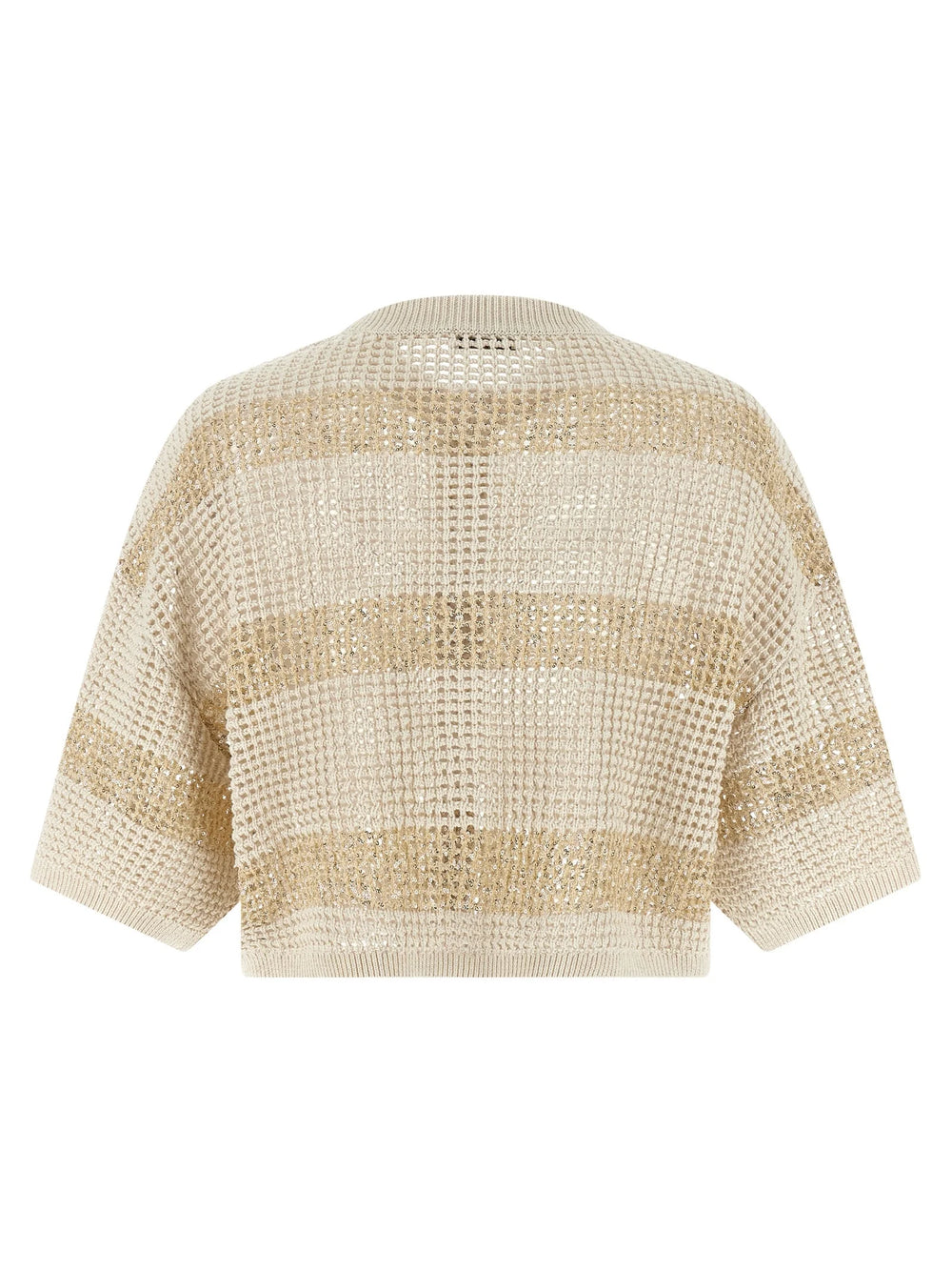 Brunello Cucinelli Beige Cotton Cardigan - XL