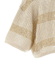 Brunello Cucinelli Beige Cotton Cardigan - XL