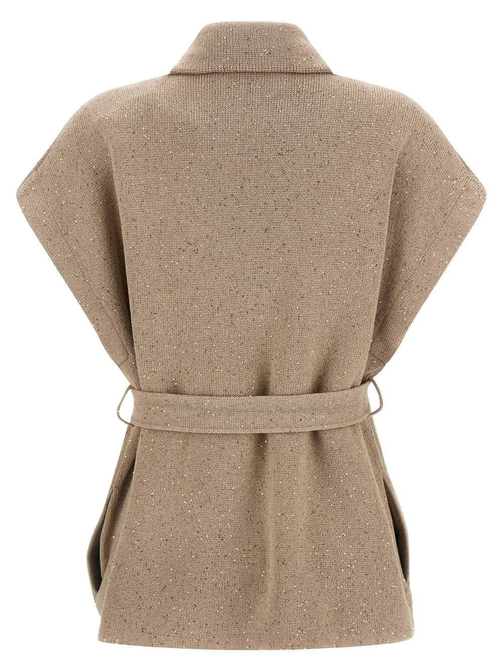 Brunello Cucinelli Beige Cotton Cardigan - XS