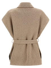 Brunello Cucinelli Beige Cotton Cardigan - XS