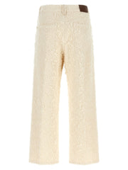 Brunello Cucinelli Beige Cotton Casual Pants