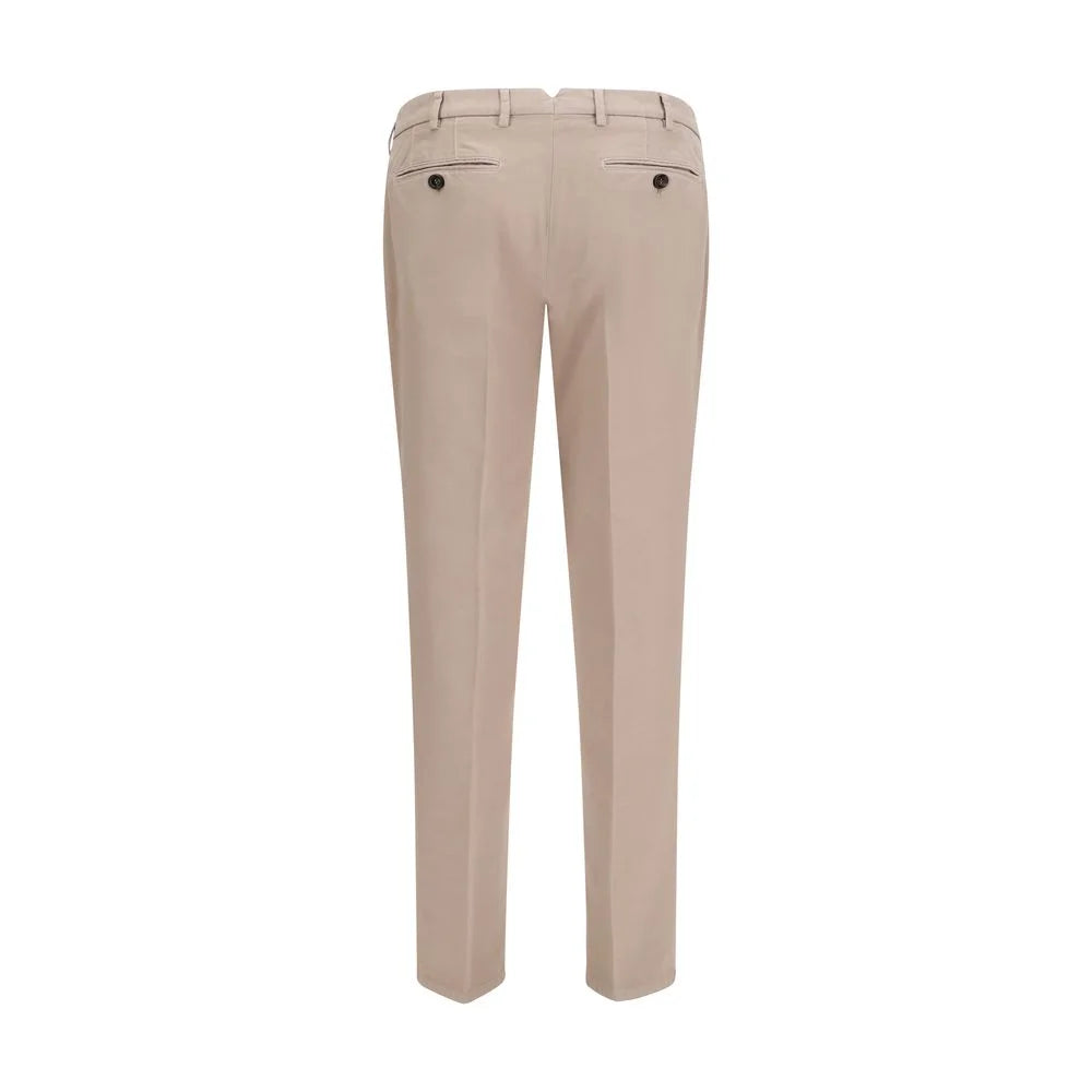 Brunello Cucinelli Beige Cotton Casual Pants