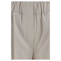 Brunello Cucinelli Beige Cotton Casual Pants