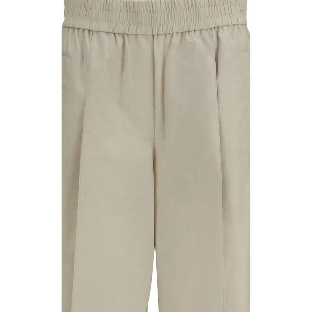 Brunello Cucinelli Beige Cotton Casual Pants