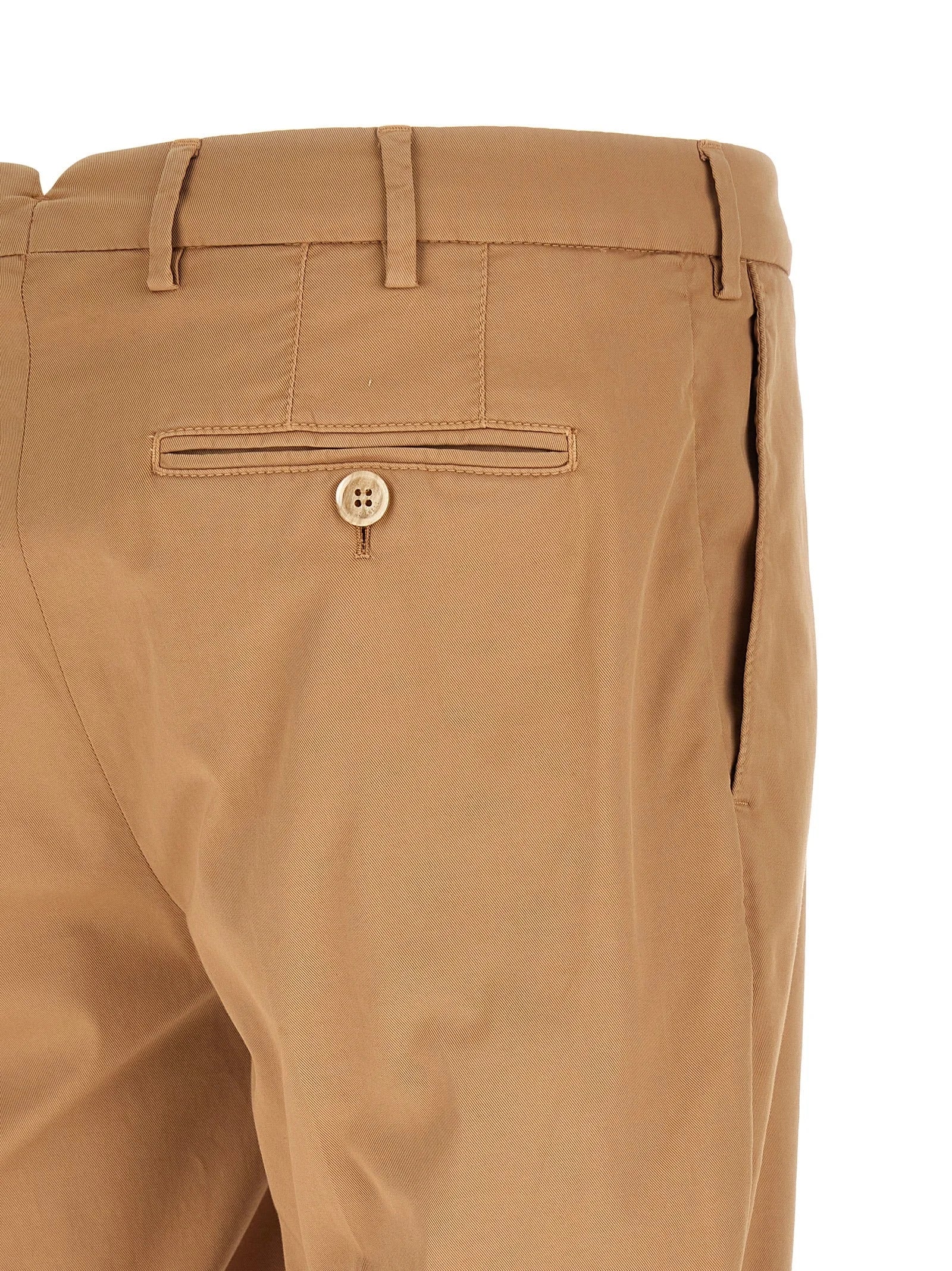 Brunello Cucinelli Beige Cotton Casual Pants