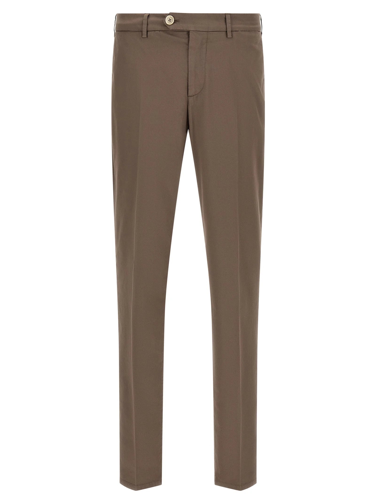 Brunello Cucinelli Beige Cotton Casual Pants