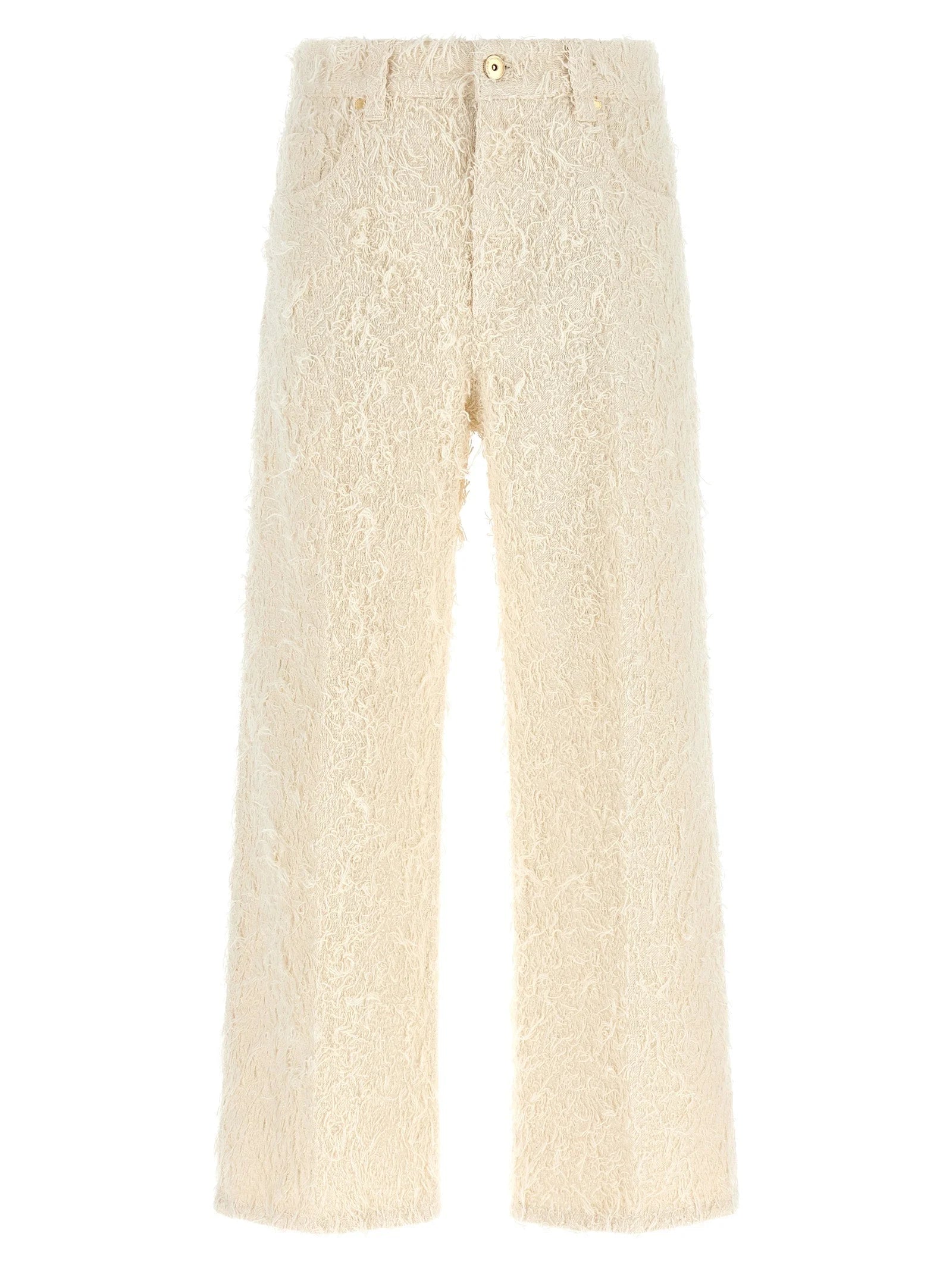 Brunello Cucinelli Beige Cotton Casual Pants