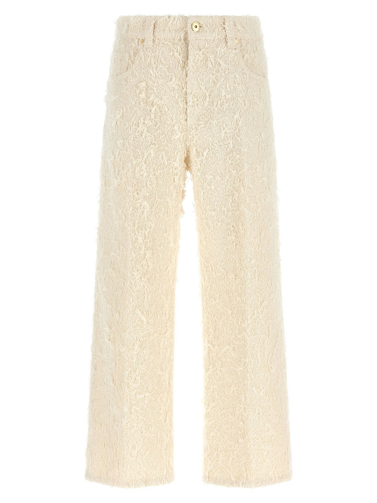 Brunello Cucinelli Beige Cotton Casual Pants