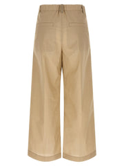 Brunello Cucinelli Beige Cotton Casual Pants