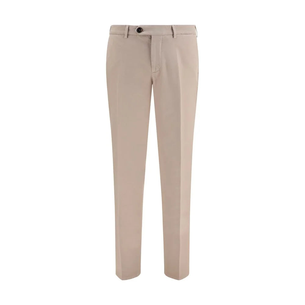 Brunello Cucinelli Beige Cotton Casual Pants