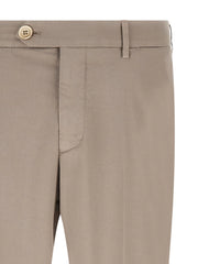 Brunello Cucinelli Beige Cotton Casual Pants