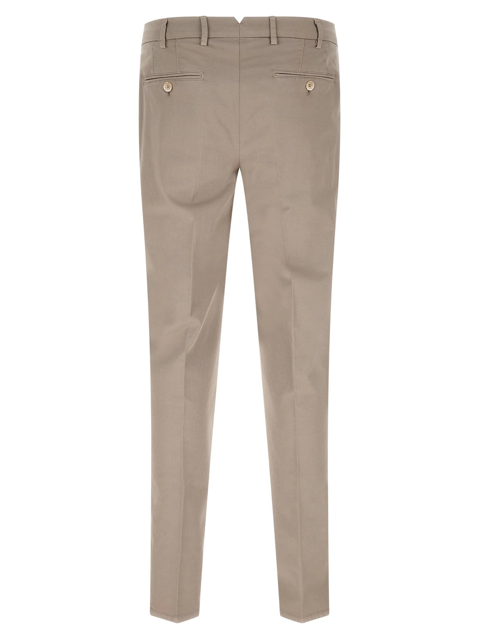 Brunello Cucinelli Beige Cotton Casual Pants