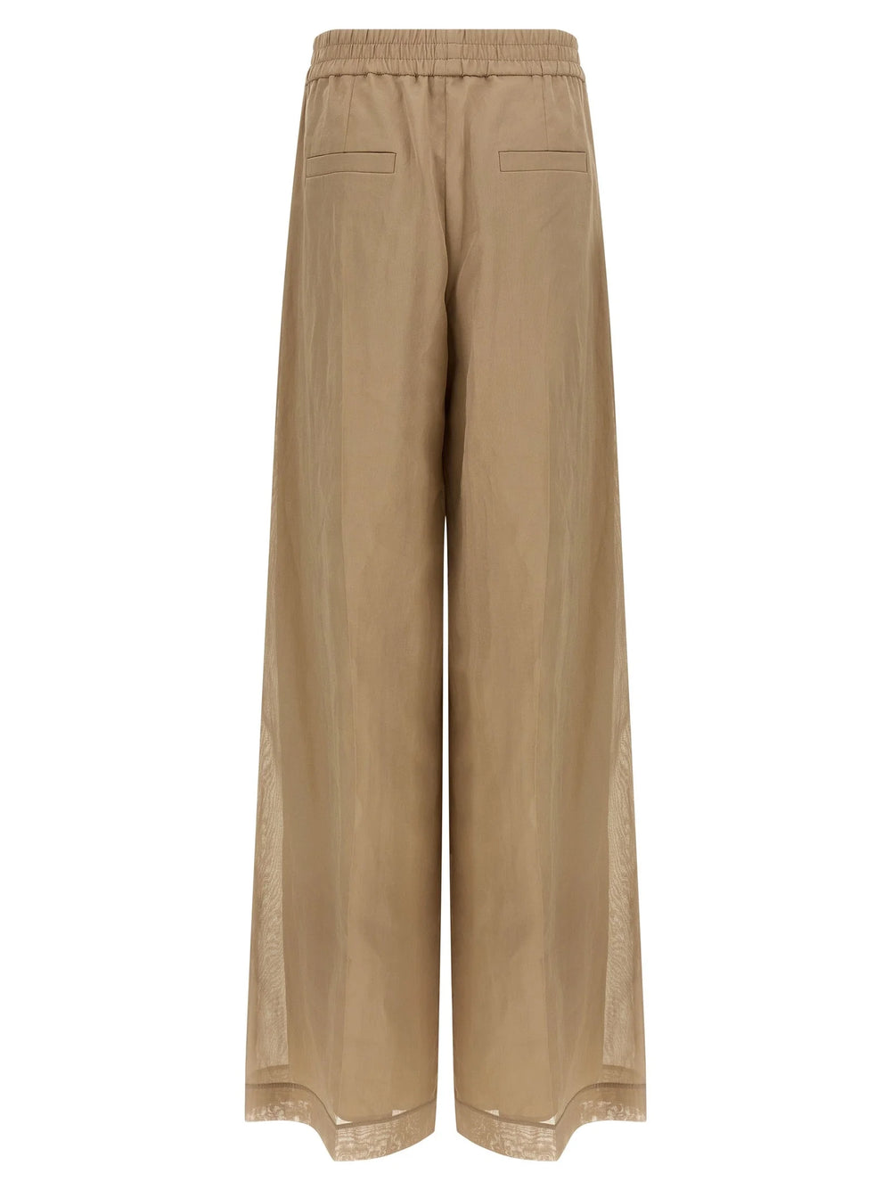 Brunello Cucinelli Beige Cotton Casual Pants