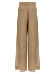 Brunello Cucinelli Beige Cotton Casual Pants