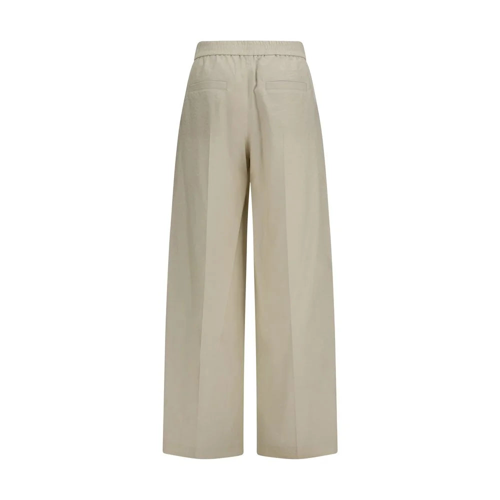 Brunello Cucinelli Beige Cotton Casual Pants - IT38 | S