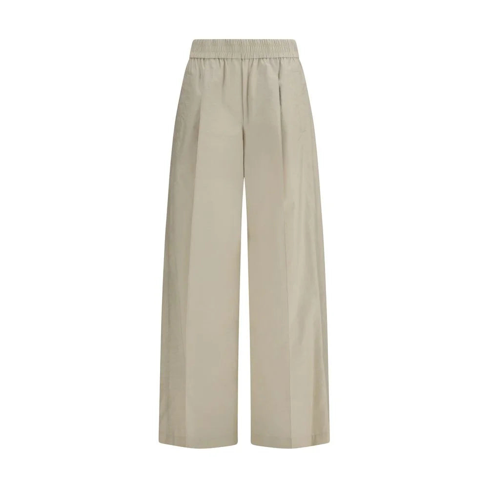 Brunello Cucinelli Beige Cotton Casual Pants - IT38 | S