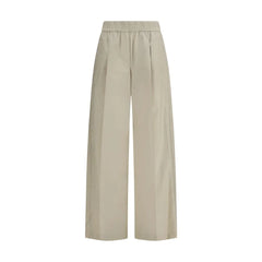 Brunello Cucinelli Beige Cotton Casual Pants - IT38 | S