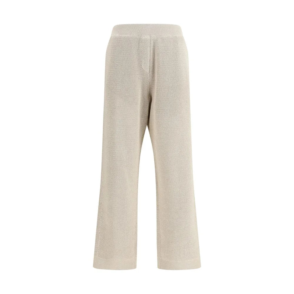 Brunello Cucinelli Beige Cotton Casual Pants - L