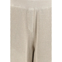 Brunello Cucinelli Beige Cotton Casual Pants - L