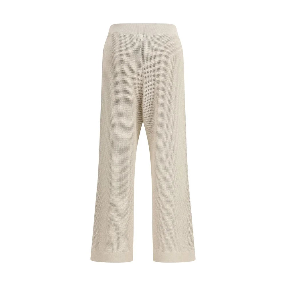 Brunello Cucinelli Beige Cotton Casual Pants - L