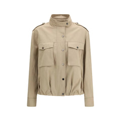 Brunello Cucinelli Beige Cotton Coat