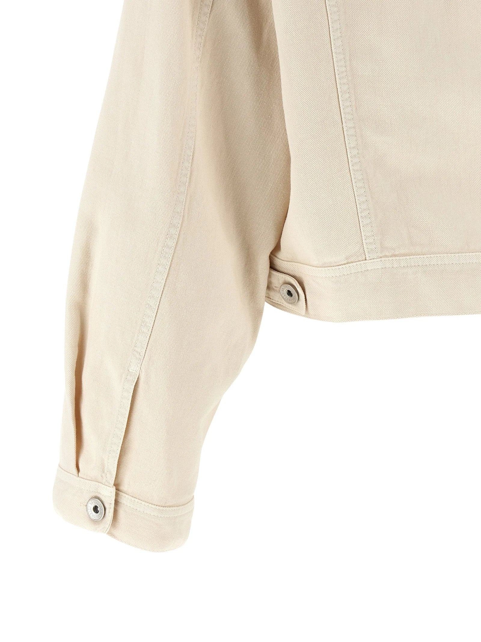 Brunello Cucinelli Beige Cotton Denim Jacket - IT44