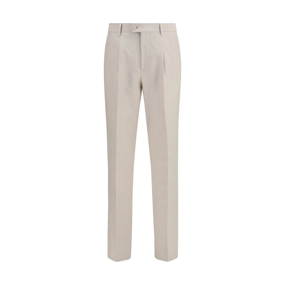 Brunello Cucinelli Beige Cotton Dress Pants - IT48 | M