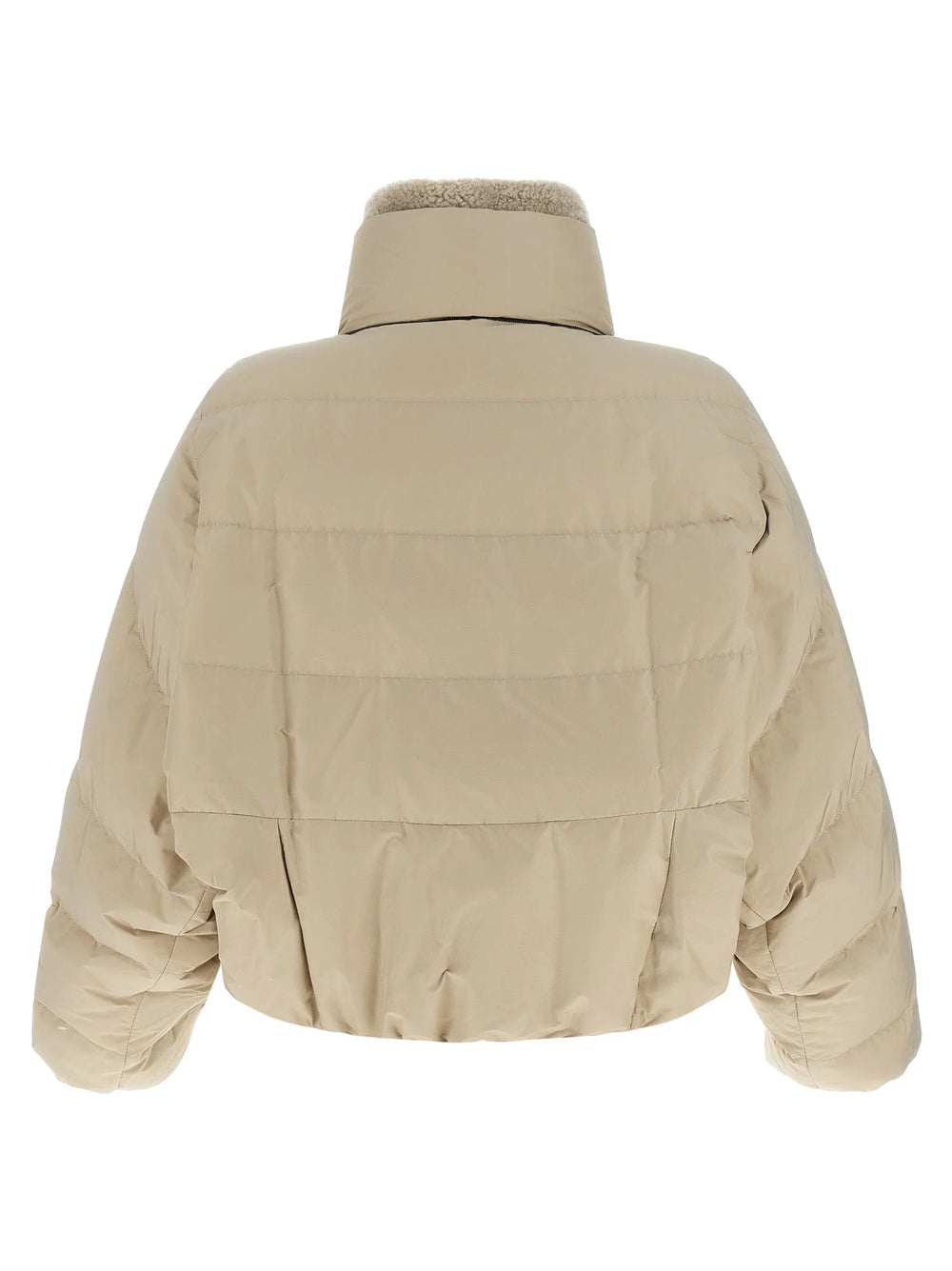 Brunello Cucinelli Beige Cotton Full-Length Jacket - IT40