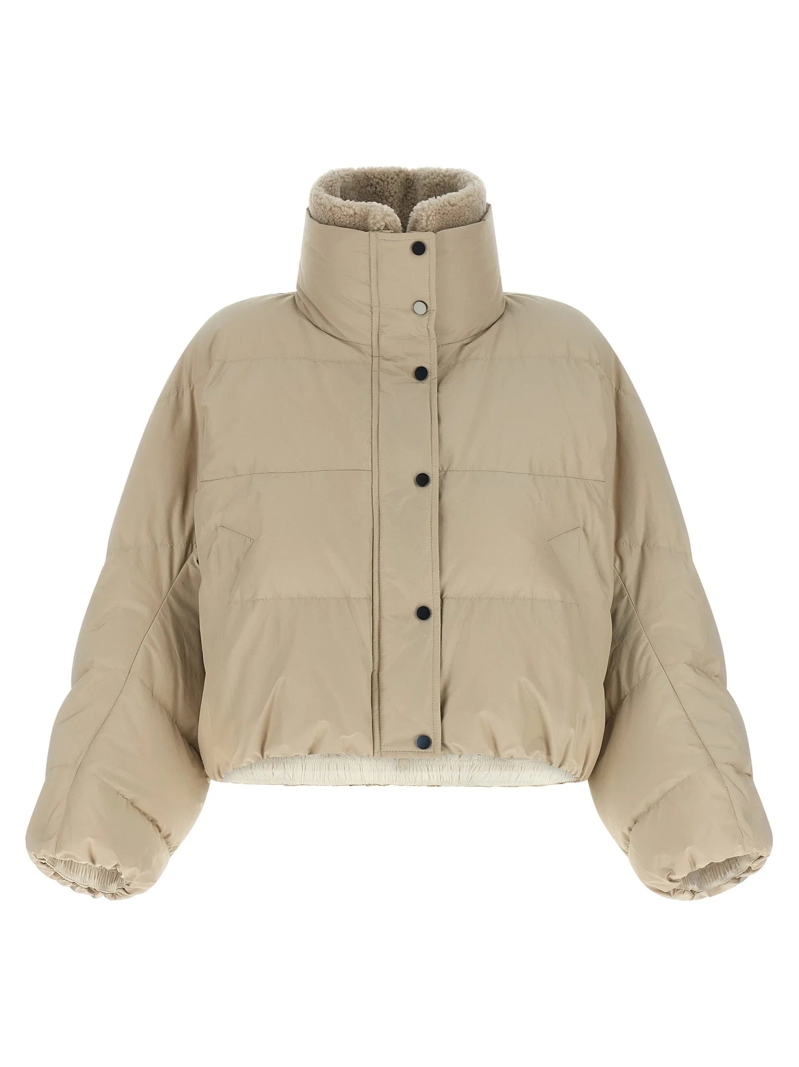 Brunello Cucinelli Beige Cotton Full-Length Jacket - IT40